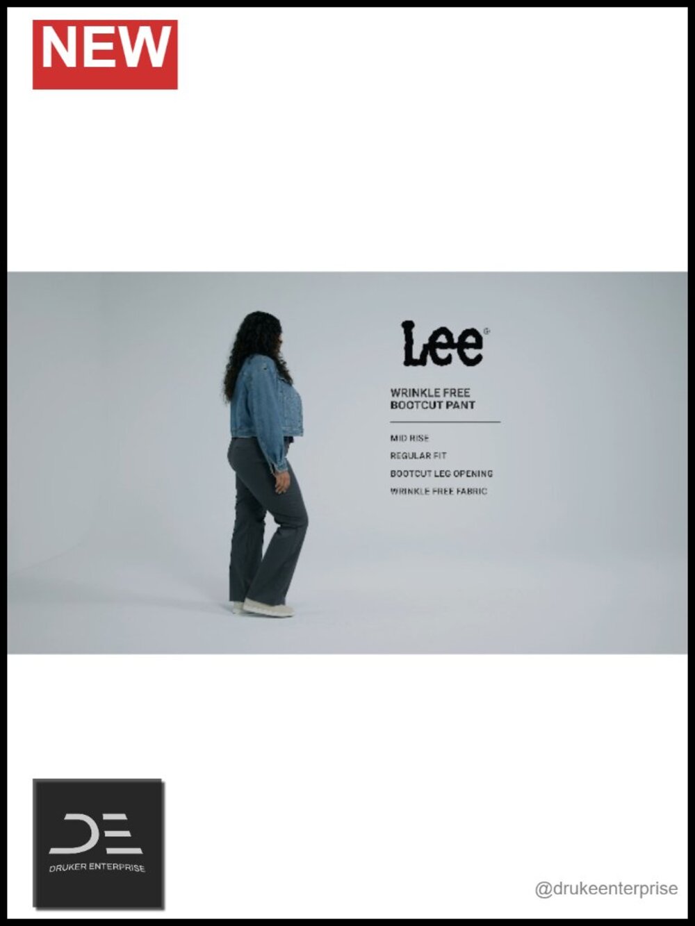Plus Size Mid Rise Bootcut Wrinkle Free Pants - Picture 5 of 5